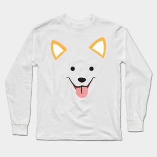 Corgi Face Funny Dog Halloween Costume - Corgi Gifts Long Sleeve T-Shirt